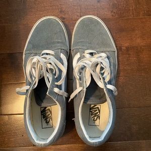 Vans, light blue & white, size 9.5